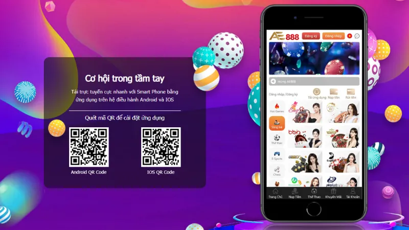 Hướng dẫn tải app AE888 dễ dàng