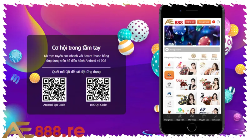 Hướng dẫn tải App AE888 cho Android